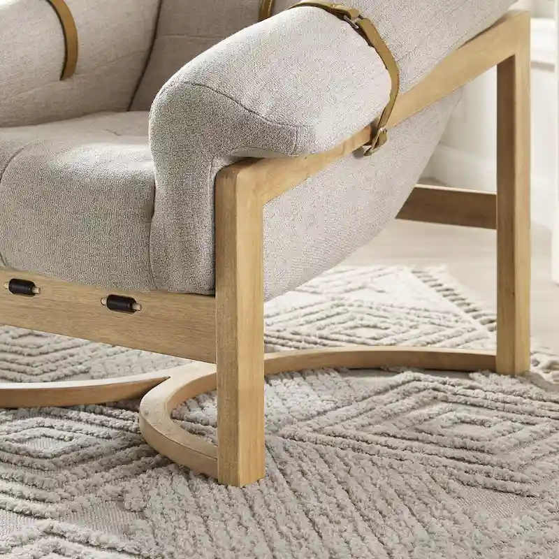 Art Leon Genuine Leather Lounge Chair