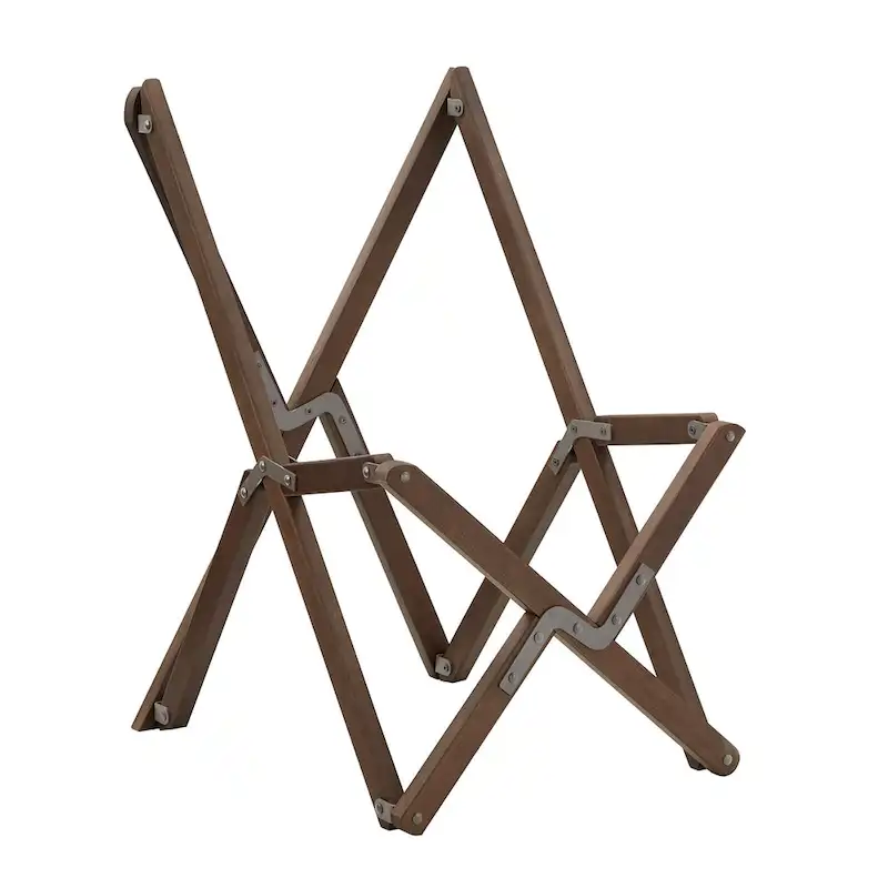 Cantu Genuine Top Grain Leather Tripolina Sling Chair by iNSPIRE Q Modern