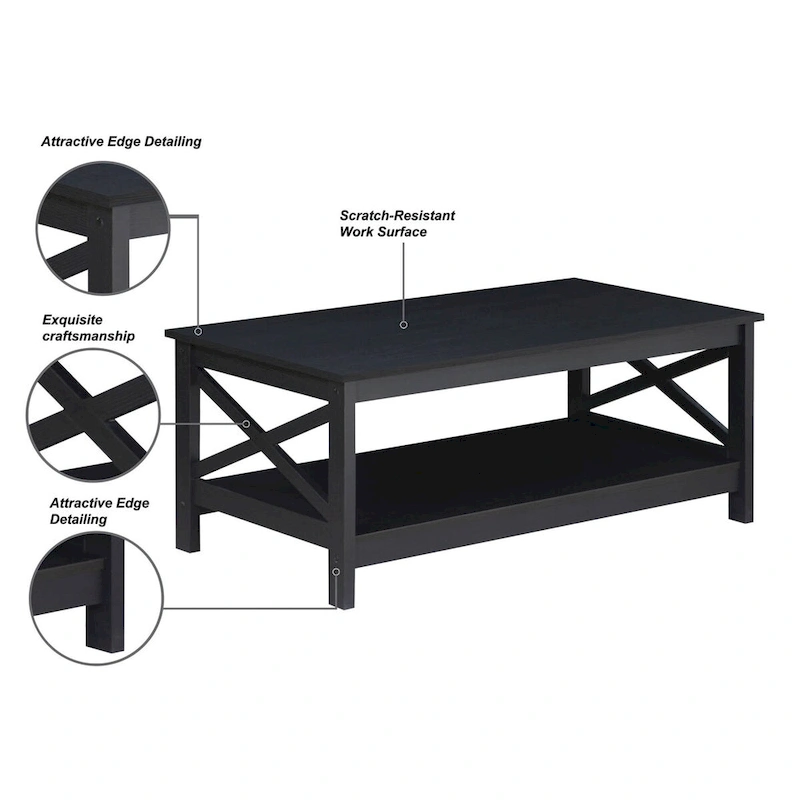 Saint Birch Lambert Modern Farmhouse Coffee Table