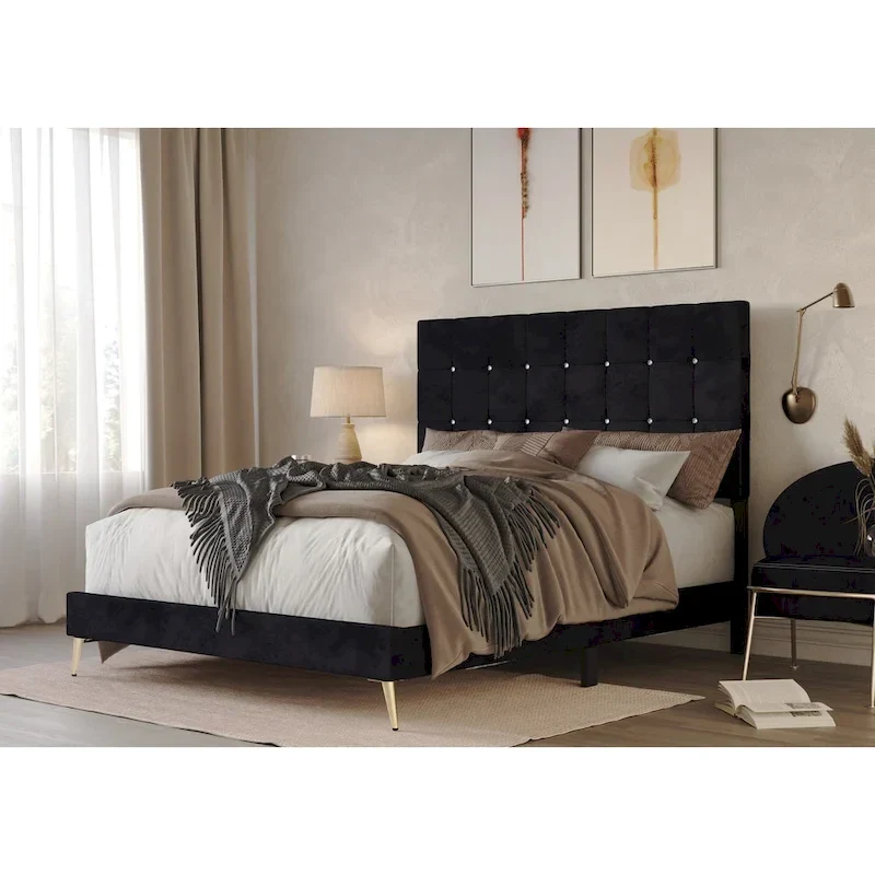 Marcella Upholstered Panel Bed