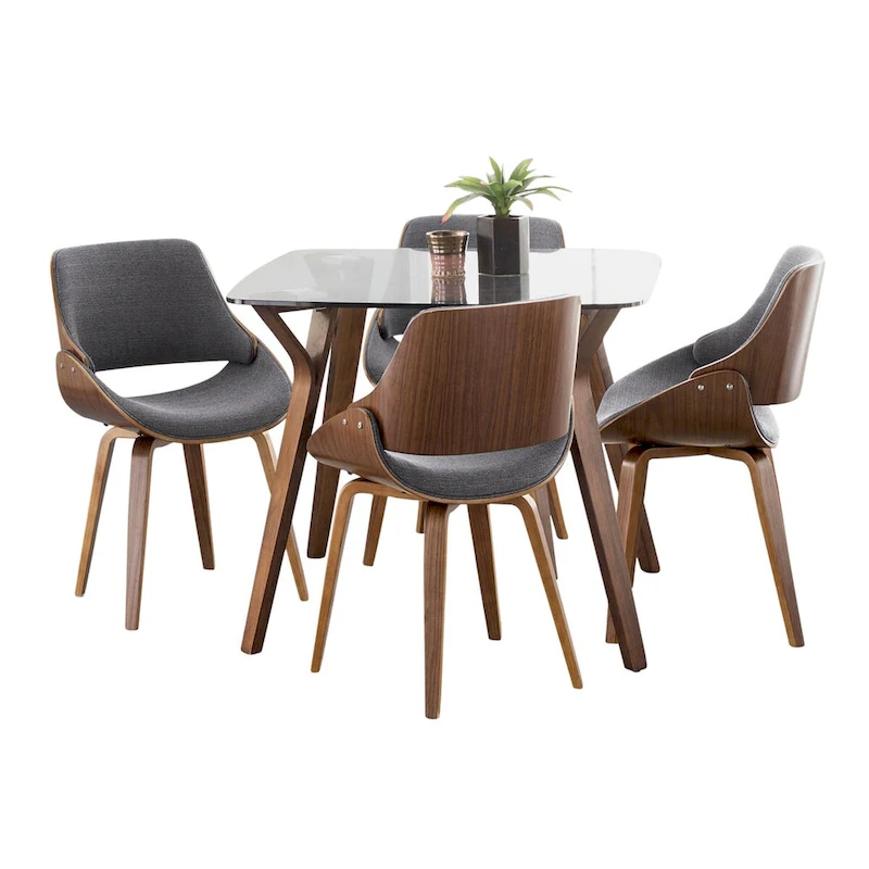Carson Carrington Sala Svetlana 5-Piece Square Dining Set