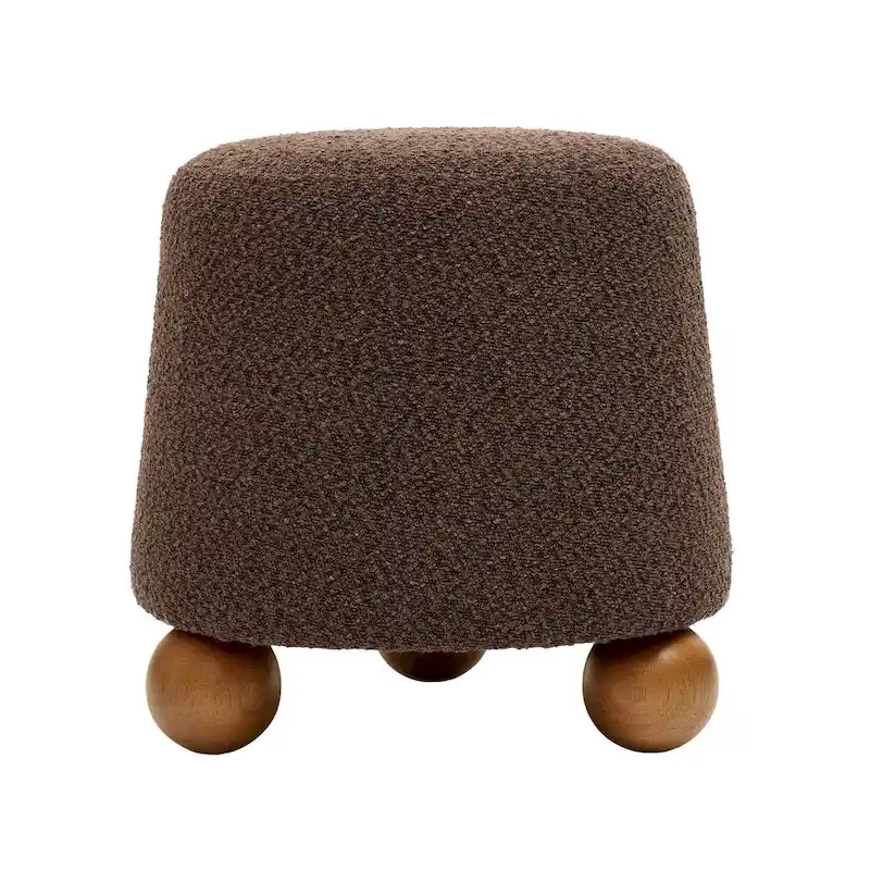 Jaine Boucle Upholstered Stool
