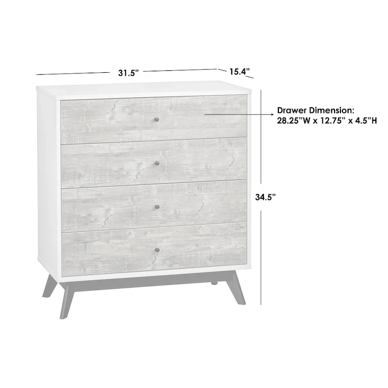 Crislana 4-drawer Chest