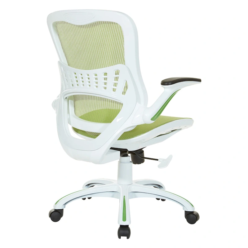 Riley Office Chair with White Mesh Seat and Back