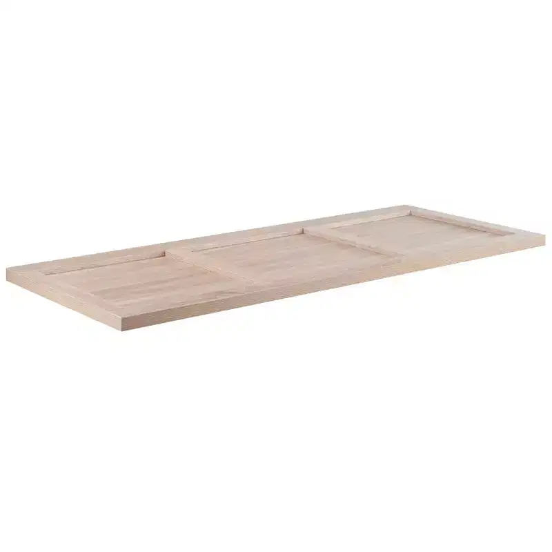 3pc Kenner Set Modular Desk with 2 Drawer & 3 Shelves Reclaimed Wood - Winsome