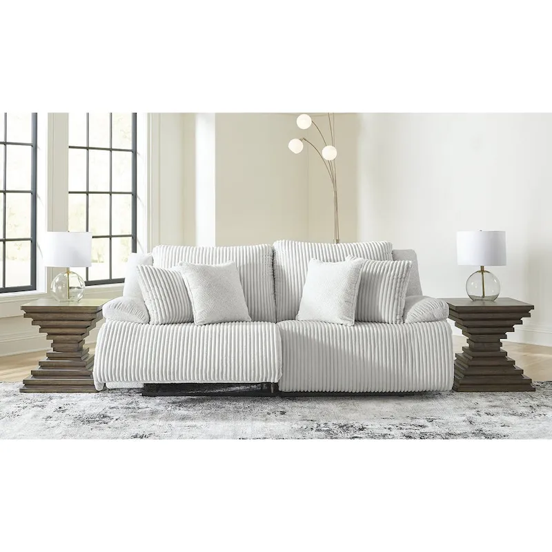 Signature Design by Ashley Top Tier 2-Piece Reclining Sectional Loveseat - 92W x 40D x 41H