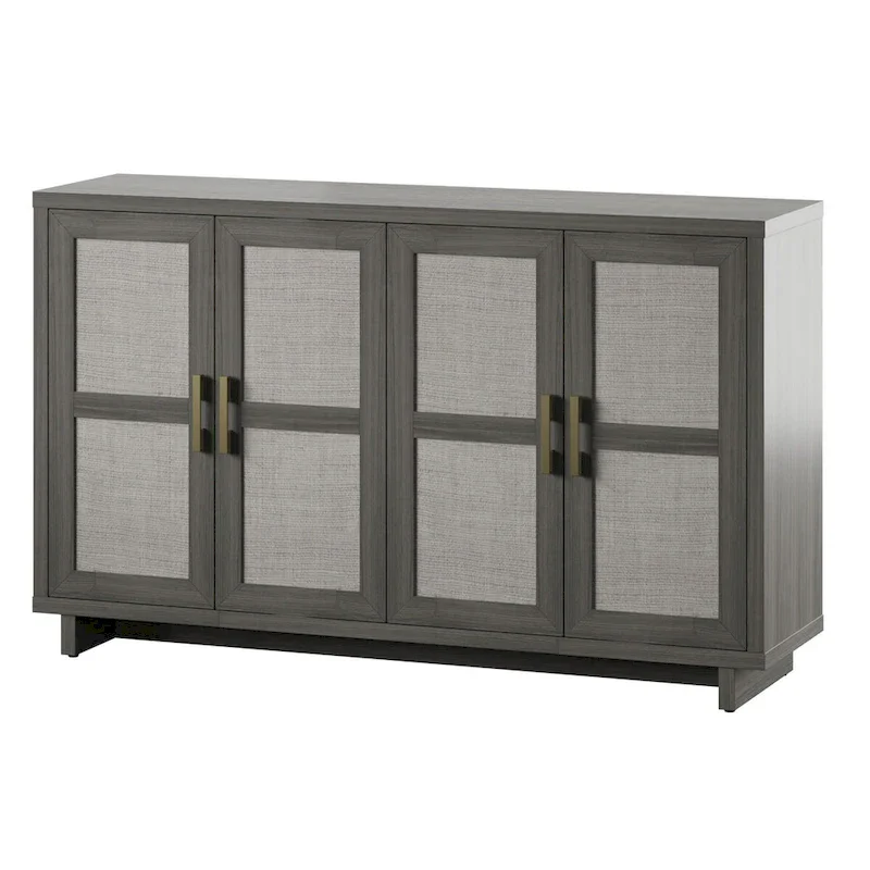 Coastal Sideboard with Linen Inspired Accents