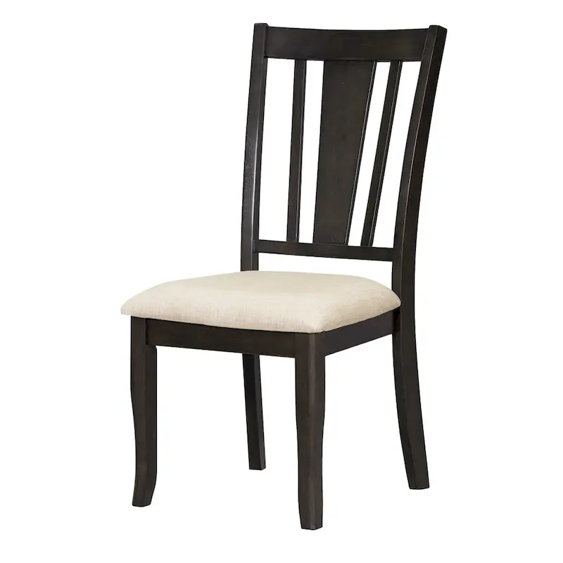 6-Piece Traditional Dining Set with Extendable Table & Chairs