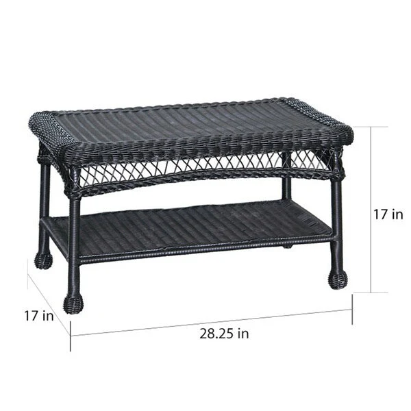 Wicker Patio 4-piece Conversation Set