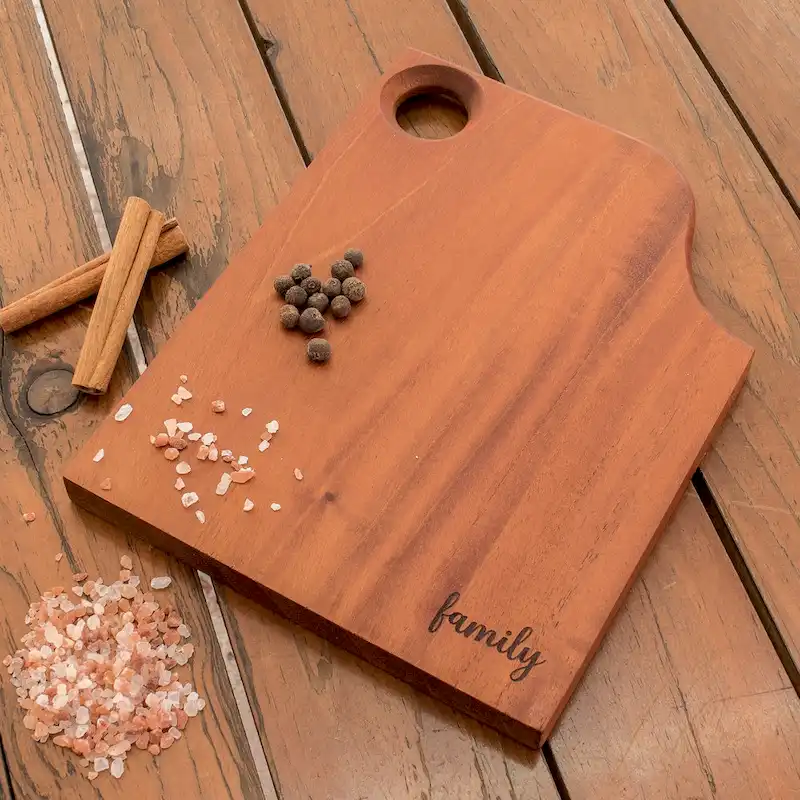 Handmade Family Delight Wood Cutting Board