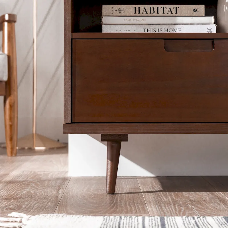 Middlebrook Alby 70-inch Mid-Century Solid Wood TV Stand