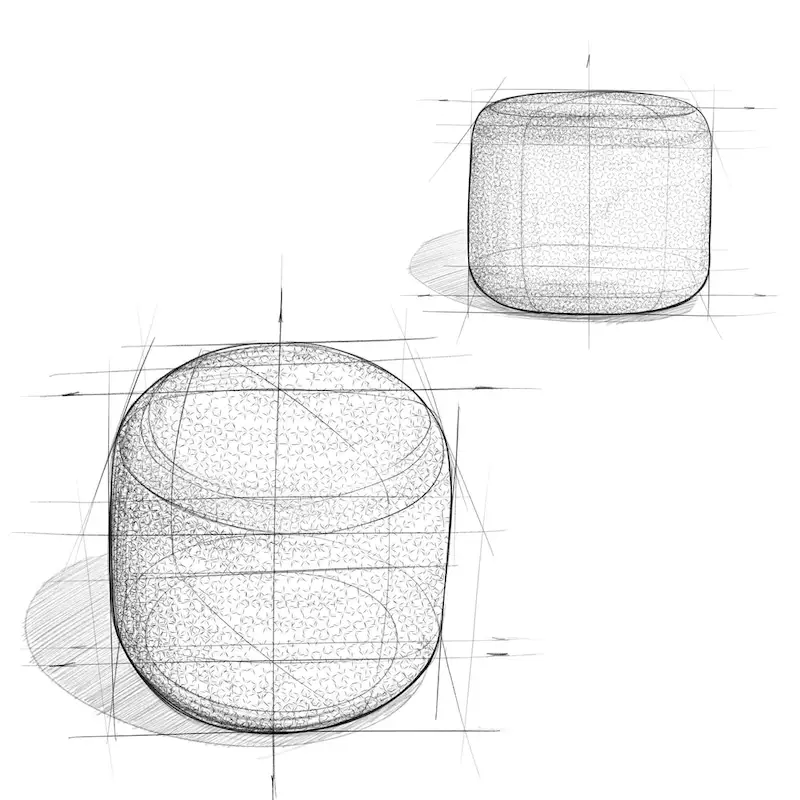 WYNDENHALL Brodie Round Braided Pouf