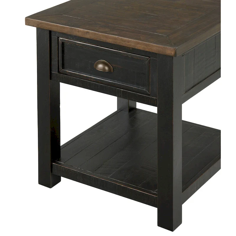 Solid Wood End Table