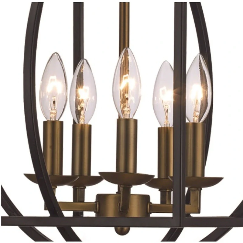 Trans Globe Lighting 11185 Arzio 5 Light 16  Wide Pendant