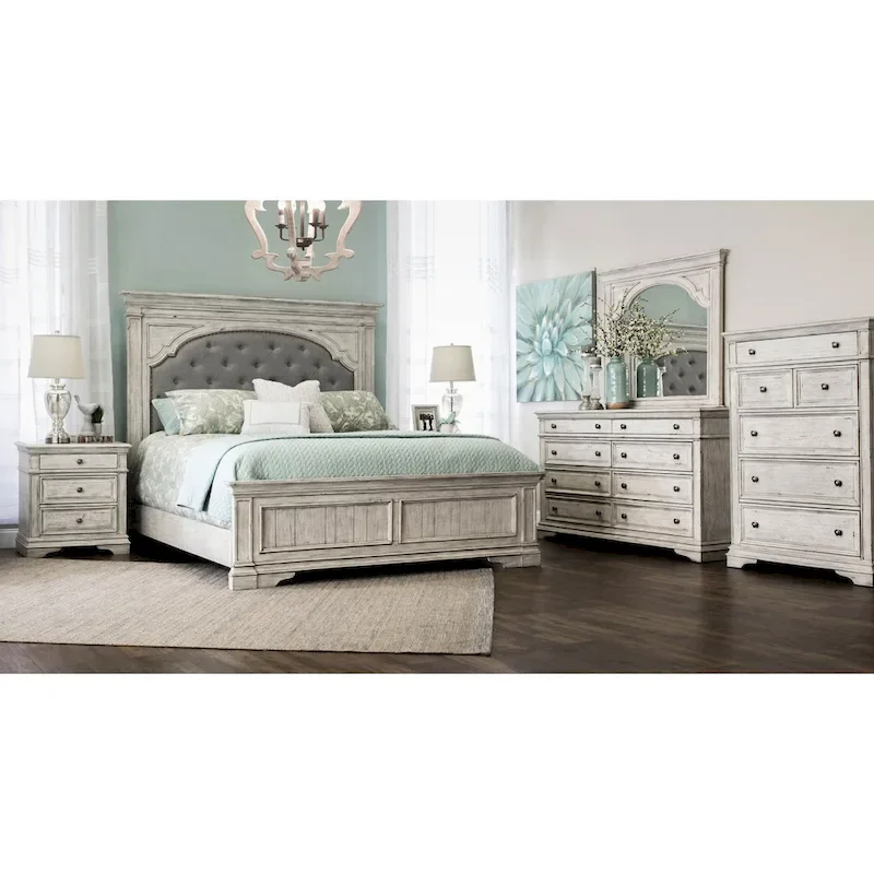 Steve Silver Havenwood 5-piece Upholstered Panel Bedroom Set