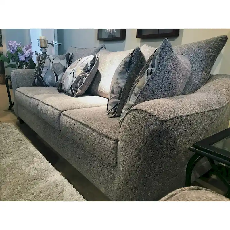Roundhill Furniture Camero Fabric Pillowback Sofa