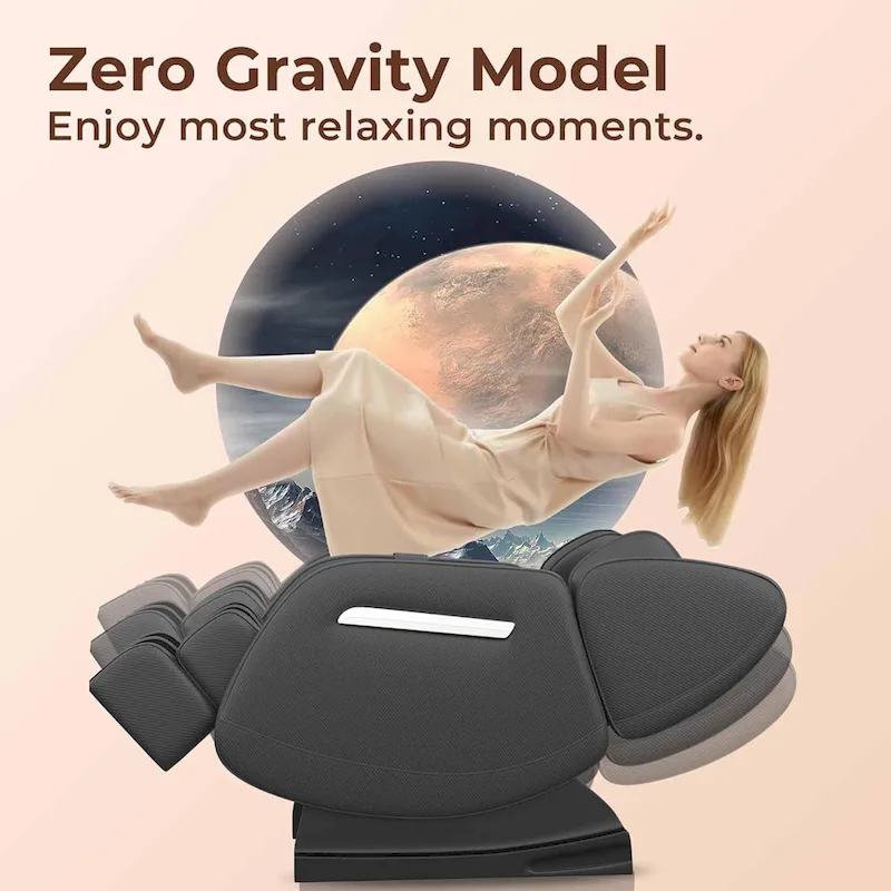 heated Full Body Massage Chair with zero gravity mode and Bluetooth music player