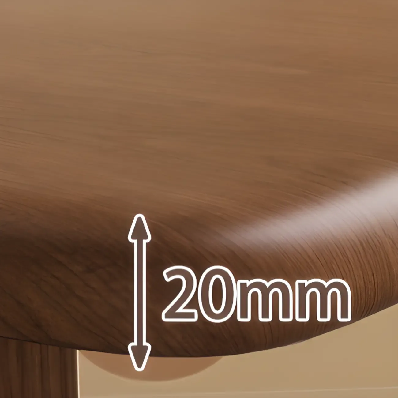 Modern Wood open Low Back Armless Dining Chair