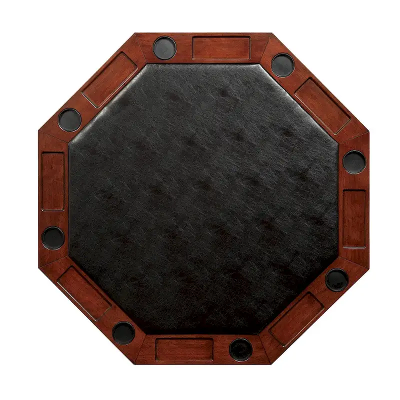 Gary Traditional Cherry Solid Wood Poker Table by Furniture of America