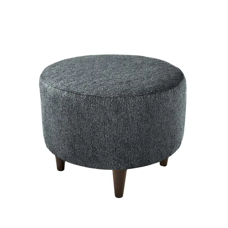 MJL Furniture Sophia Text2Olivia Round Upholstered Ottoman