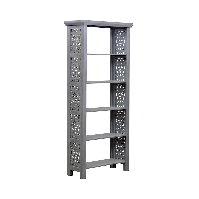 Trellis Lane Weathered Accent Bookcase