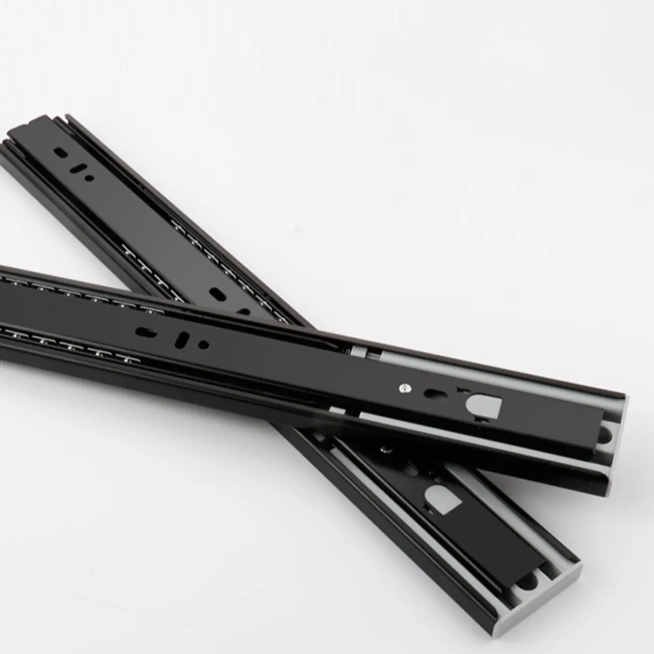 Modern Narrow Wooden Nightstand with 3 Drawers