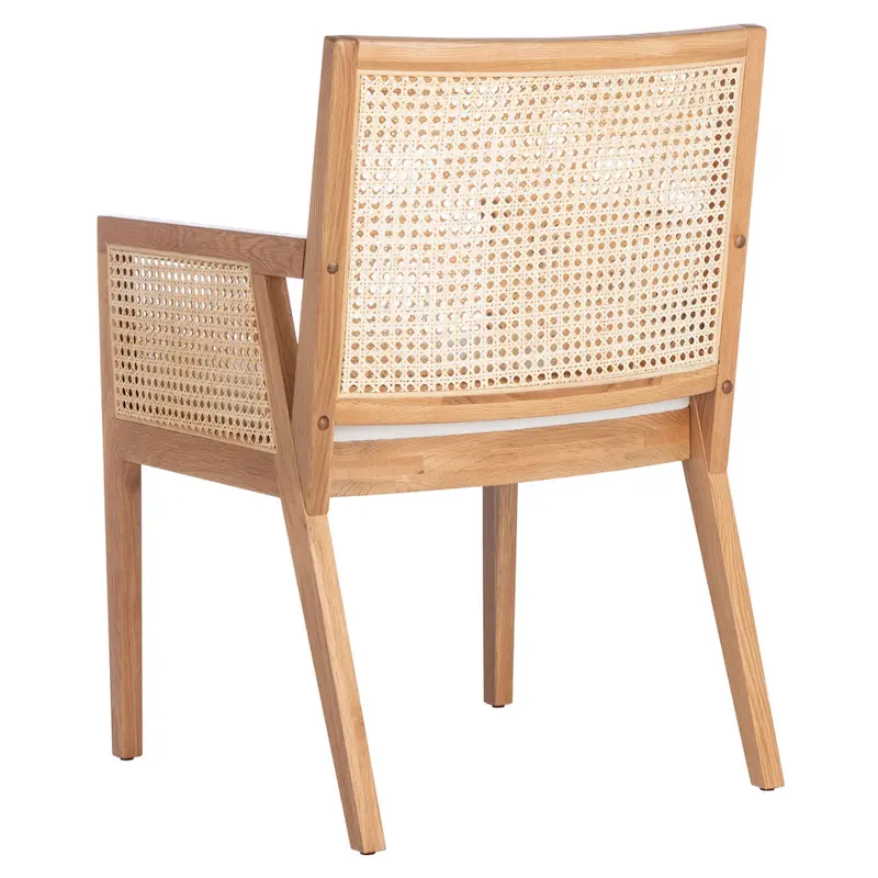 SAFAVIEH Couture Lupita Rattan Dining Chair - 21.9 W x 24.8 L x 33.9 H - 22Wx25Dx34H