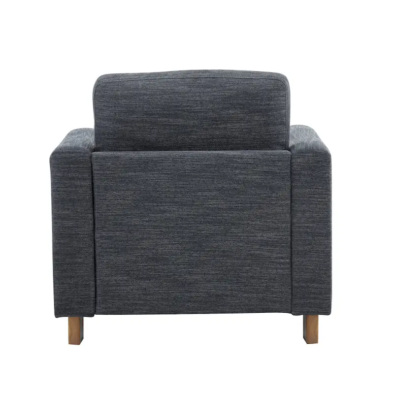 Christopher Knight Home - Harmonia Upholstered Armchair with Solid Wood Frame and Plush Cushioning