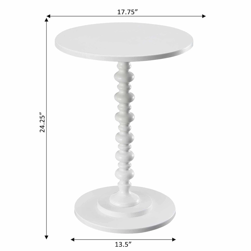 Convenience Concepts Palm Beach Round Spindle Table