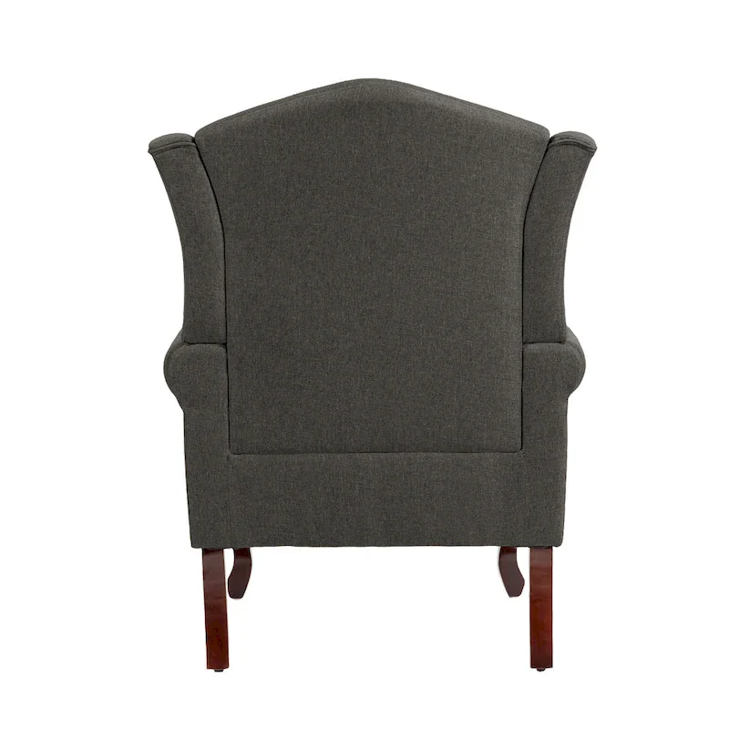 Mid-Century Modern Upholstered Wingback Accent Chair