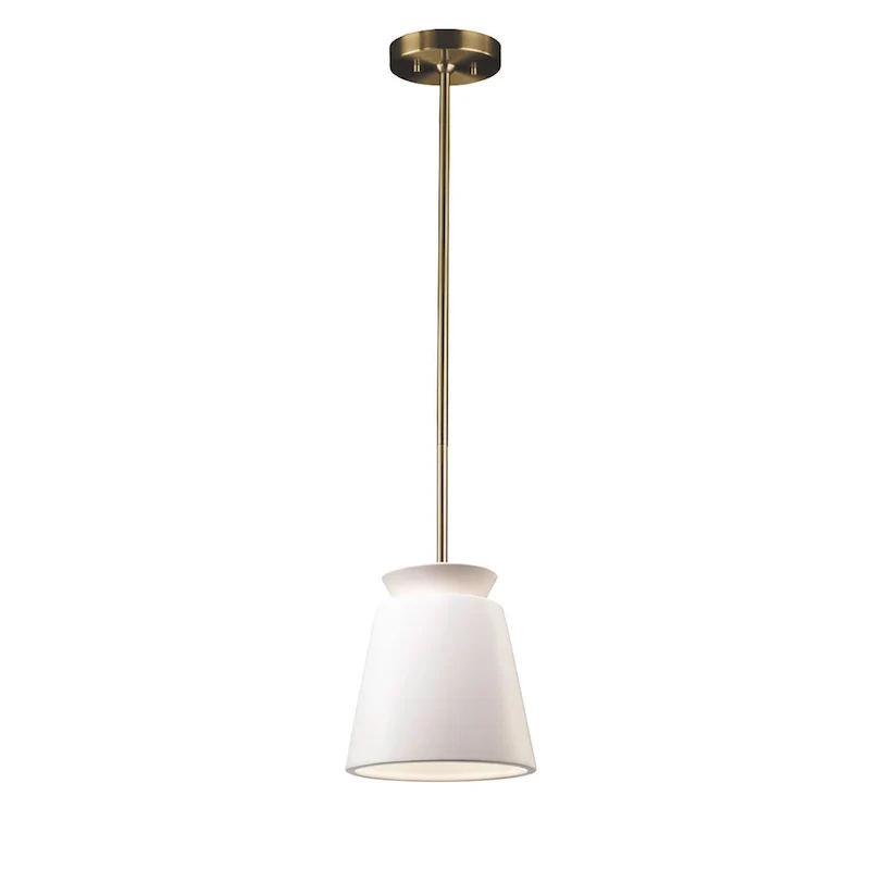 Justice Design Group Small Trapezoid Pendant - Rigid Stem