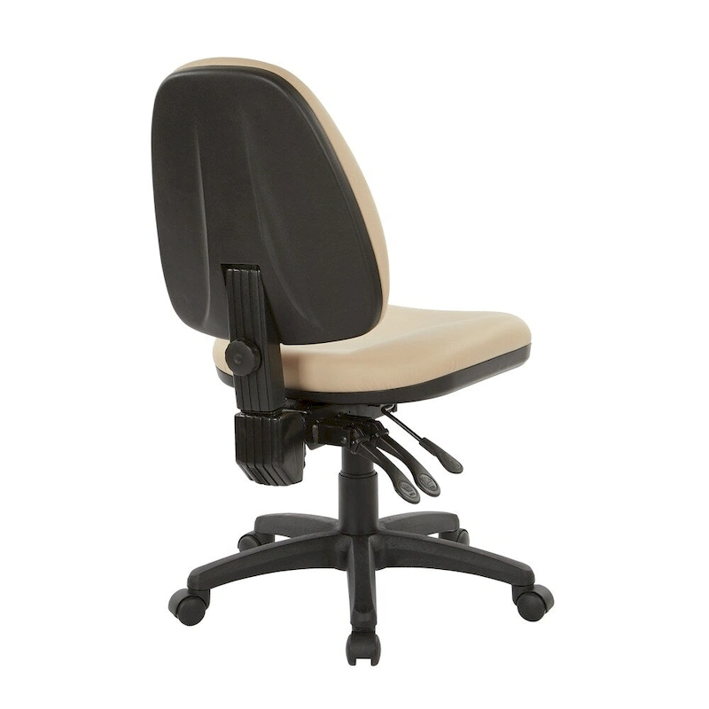 Dual Function Fabricated Ergonomic Office Chair