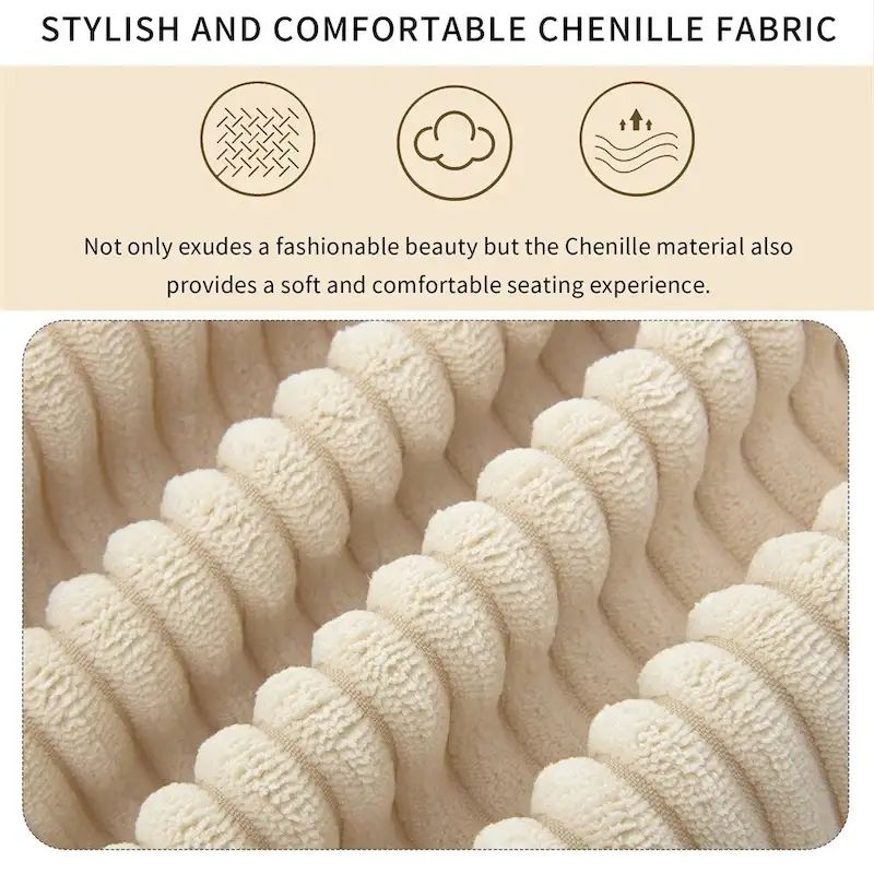 105 3 Seater Sofa with Removable Back Cushions and 5 Pillows