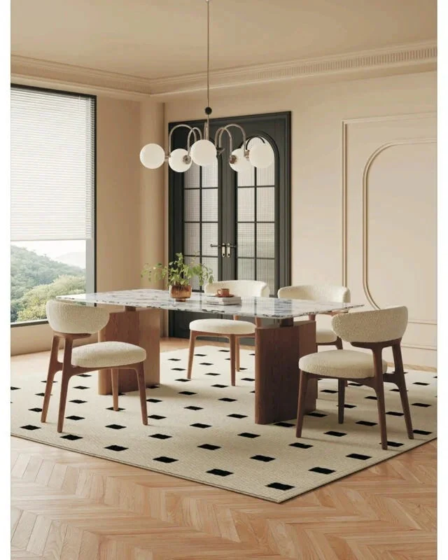 Clotilde Teddy Fabric Chair