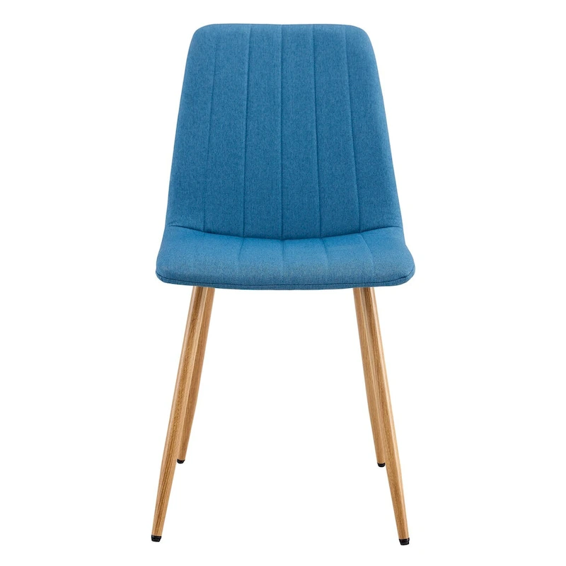 Linen Upholstered Metal Leg Side Chair (Set of 4)