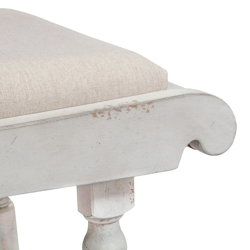 Whitney Antique Linen Bench