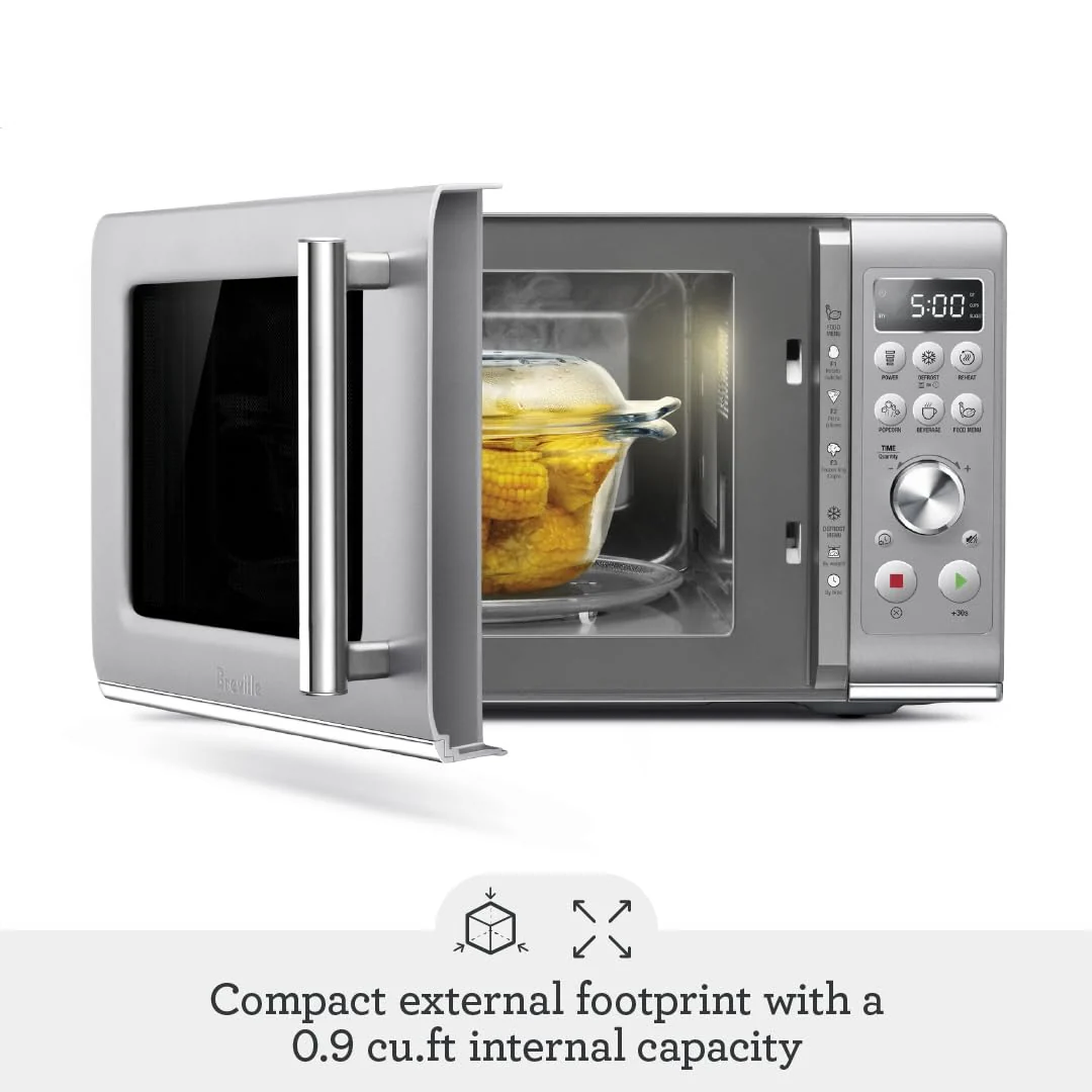 Breville BMO650SIL1BUC1 Compact Countertop Microwave