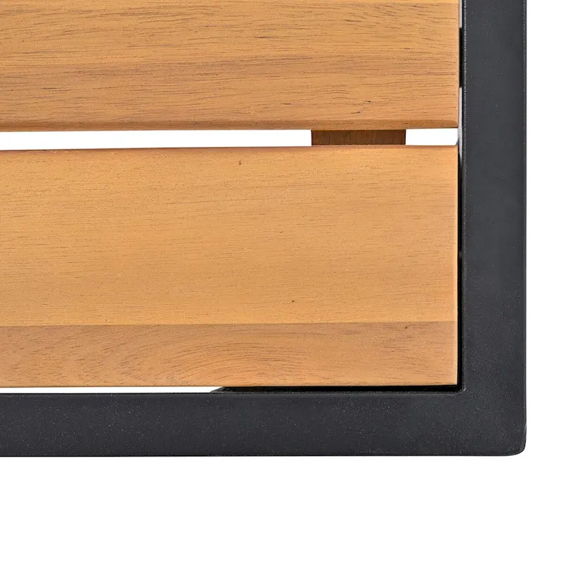 8-Piece Patio Sectional Sofa Set with Tempered Glass Coffee Table