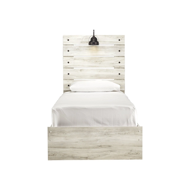 Cambeck Whitewash Panel Bed