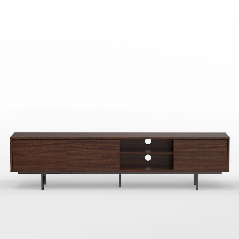 Glenwillow Home Atlas 78  x 20  Lowboy Mid-Century Modern TV Stand Console