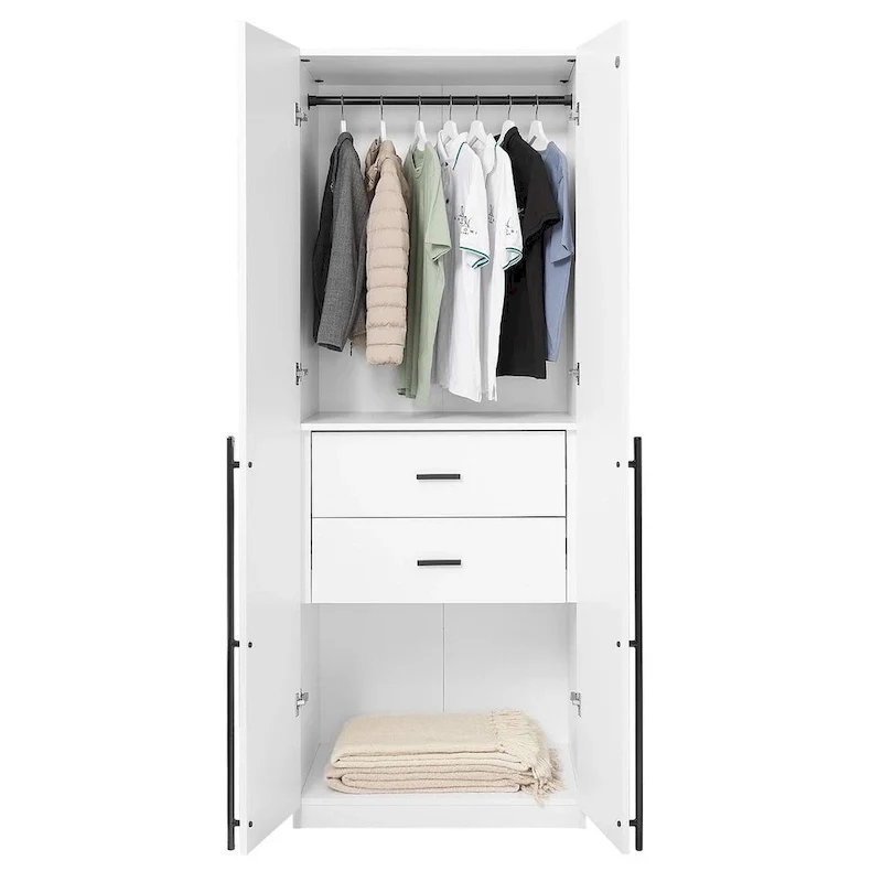 Lee Modern 2.0 Freestanding Wardrobe Closet Armoire