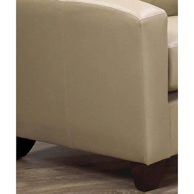 Bryce Italian Top Grain Leather Sofa and Chair Set