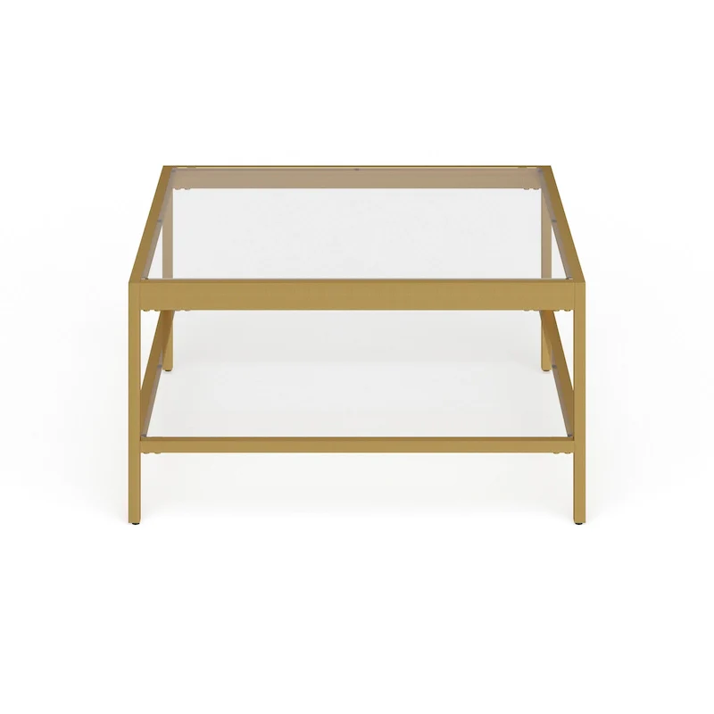 Metal and Glass Coffee Table