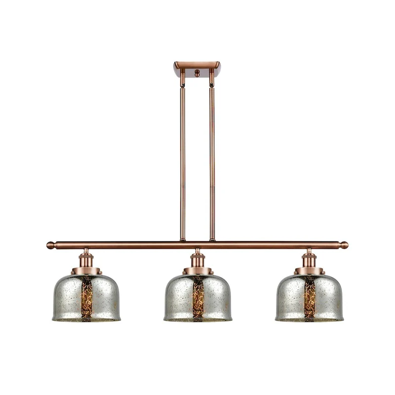 Innovations Lighting Bell - 3 Light 36  Island Light - 8  Shade