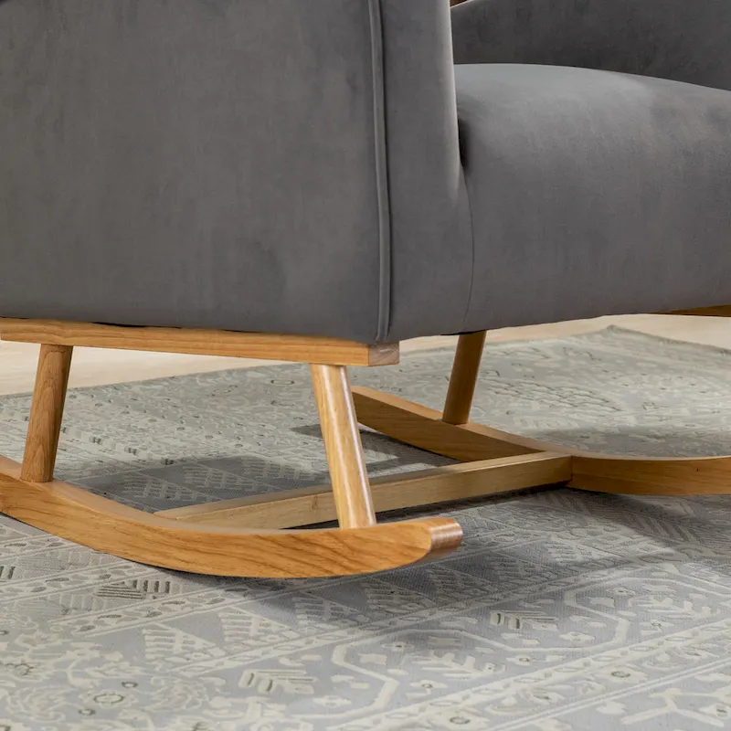 Tufted Rocking Chair Single Sofa Accent Rocker