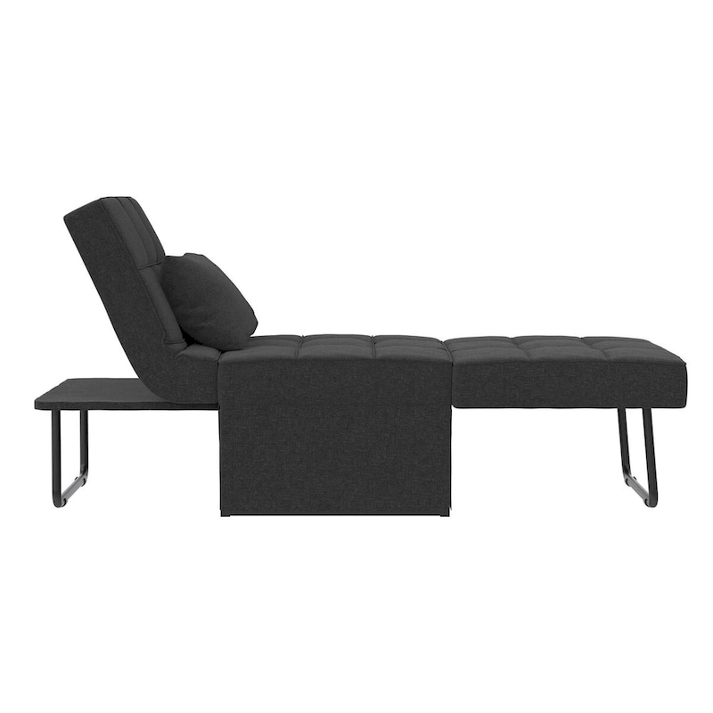 RealRooms Convertible Lounger Ottoman Sofa Chair with 4-in-1 Design