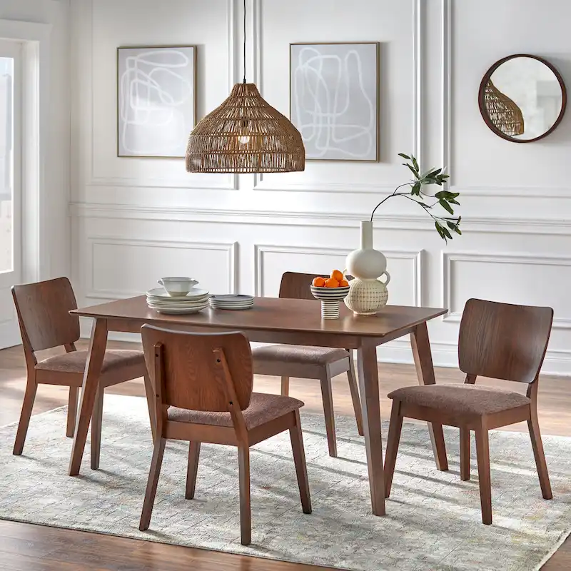 Simple Living Bernard Mid-Century 5-piece Dining Set