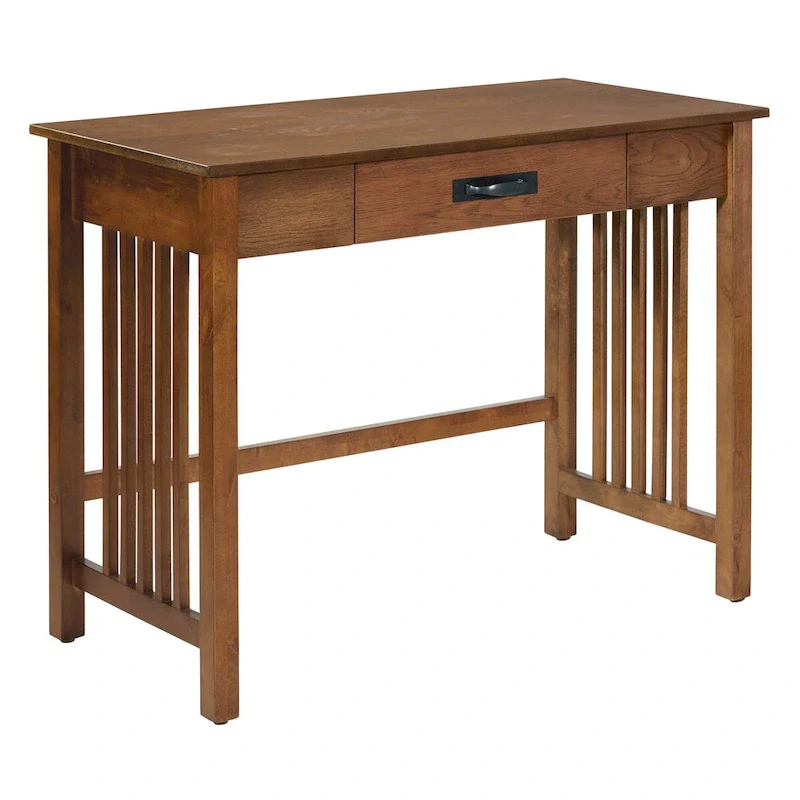 OSP Home Furnishings 1-drawer Ash Oak Mission Desk