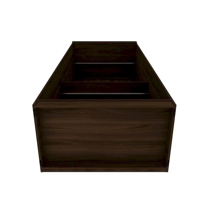 35.9 Open Double Hanging Modern Wardrobe Closet with 2 Hanging Rods