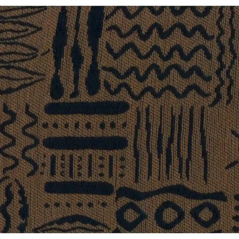 Bali Rattan Swivel Rocker with Tapestry Cushion